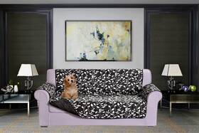 13ec-smart Elegant Comfort Quilted Furniture Protectors Solid And Printed Design Reversi