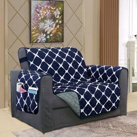 Elegant Comfort 755874880868 Luxury Bloomingdale Pattern Reversible 2-tones Quilted Furnit