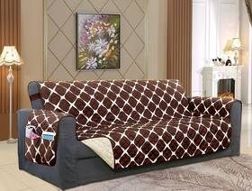 Elegant Comfort 755874881049 Luxury Bloomingdale Pattern Reversible 2-tones Quilted Furnit