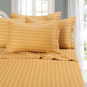 Elegant Comfort 755899119677 Best Softest Coziest Stripe Sheets Ever 1500 Premier Hotel