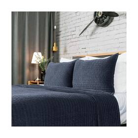 At003e-dusty Elegant Life Home Reversible Royal Cotton Velvet Pic-stitch Bedding Quilt - Q