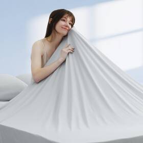 Ht-bl-c073-gy-229 Elegear Cooling Blankets For Hot Sleeper Queen Arc-chill 3.0 Cool Fiber With