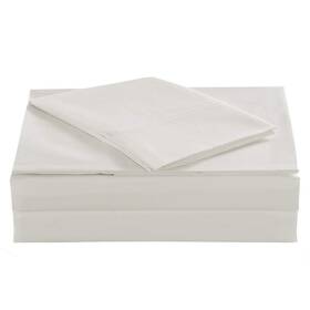Elinen 824918052919 Queen Size Percale Bed Sheets 200 Thread Count Cotton Polyester Blend Sheet