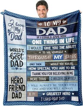 El-dad58-50 Eliteone Dad Blanket Gifts For Fathers 50&apos &apos X60&apos 1