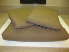 Ella Matelasse 3-pc. Sferra Blanket Bros Egyptain King Brown Coverlet