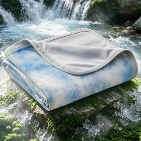 Emme B0dsjhzchy Cooling Blanket Twin Size 60 Inch X80 For X 80 02-tie Dye Blue