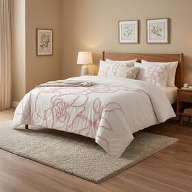 Emryn House 829166001503 100% Cotton Floral Chenille Bedspread Set