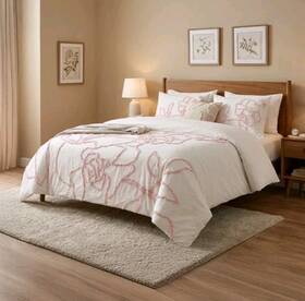 Emryn House 829166683504 100% Cotton Floral Chenille Bedspread Set -king