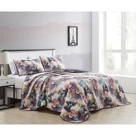 Esca 843688123988 Poline Luxury 3 Piece Bedspread