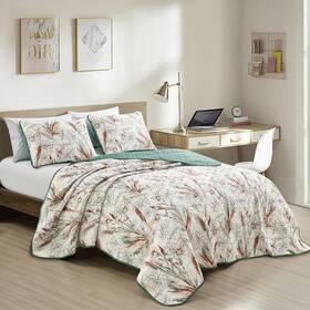 Esca 843688124138 Sara Luxury 3 Piece Bedspread