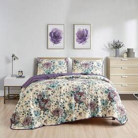 Esca 843688124220 Heylie Luxury 3 Piece Bedspread Esca 843688124220 Heylie Luxury 3 Piece Bedspread