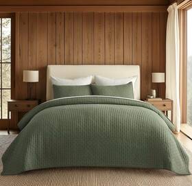 23504 Evergracehome Evergrace Cross Stitch Pre-washed Cotton Quilt Bedding Set Queen Size Oversized