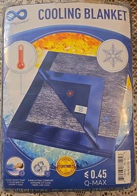 Everlasting Comfort 810062781256 Cooling Blanket For Hot Sleepers - Dual King Queen Blue