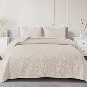 Exclusivo Mezcla 765142246555 Queen Quilt Bedding Set Lightweight Vintage Geometric Pattern