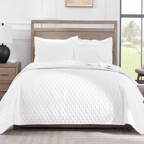 Deqs-11-wkn Exclusivo Mezcla King Quilt Bedding Set Lightweight Reversible Bed Cover With Shams