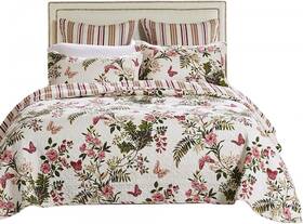 Fashions 445025029057 Butterflies Quilt Set Twin Multi