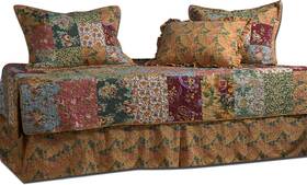 6ft3 Fashions 445036149188 Antique Chic Daybed Quilt Set 3ft3 Inches X Multicolor