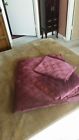 Fb6300-fq-tl Park Harper Bedbeth Beyond Burgubdy Red Velvet Quilt Cover