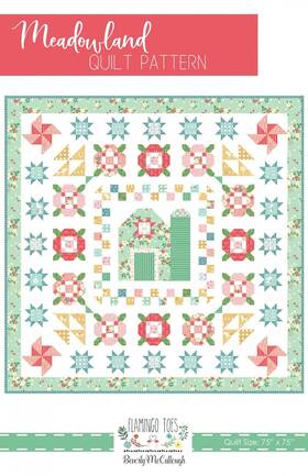 Flamingo Toes 856000008900 Meadowland Quilt Pattern Multi