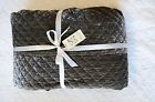 Flax Notte Silk King Coverlet Velvet Bella Nwt Quilted