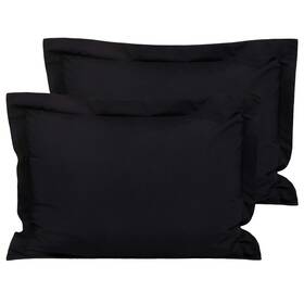Flxxie 669819477498 Microfiber Standard Pillow Shams Set Of 2 Fade Wrinkle And Shrinkage