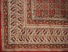 Fml1707-redbla Full Moon Loom Kalamkari Block Print Tapestry Cotton 736846815972