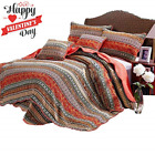 Fsust170911q1 Amwan Boho Floral Cotton Quilt Set Queen Luxury 6469063946306