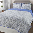 G413199 Cozelle Chanson Printed Reversible Coverlet Set 680034294431