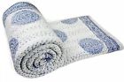 Gar-276 Handmade Hand Made Cotton Indian Kantha Quilted Quilt Bed Spread