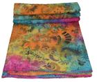 Gdr0526 Handmade Indian Vintage Tie Dye Kantha Quilt Queen Throw Bedspreads