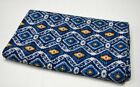 Gdr0658 Handmade Vintage Blue Quilt Queen Kantha Throw Gudari Blanket Bedspreads