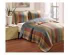 Gl-0804k Greenland Home Fashions Katy Quilt Set Luxurious High Quality