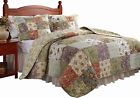 Gl-0809cmsk King Greenland Home Blooming Prairie Cotton Reversible Quilt 636047271228
