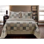 Gl-1304emsq Greenland Home Oxford Quilt Set Multicolor 636047308610