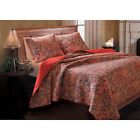 Gl-1401fms Greenland Home Fashions Persian Multicolored Cotton Quilt Set French