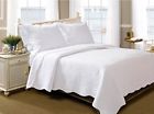 Gl-1405amsk Greenland Home La Jolla Quilt Set King White 636047338624