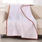 Gl-1612ethr Barefoot Bungalow Cameo Throw Blanket Whisper White 636047369130