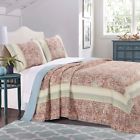 Gl-1704lk Barefoot Bungalow Palisades Pastel Bedspread Set King 636047375438
