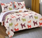 Gl-1708cmsq Greenland Home Fashions Baxter Queen Quilt Set Dog 636047380616