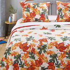 Gl-1803amsk Greenland Home Fashions Falling Leaves King Quilt Set 636047388629