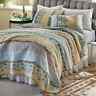 Gl-1809fmst Greenland Home Fashions Bluebell Ditzy Ruffle Twin Quilt 636047396808