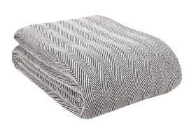 57207 Glamburg 100% Soft And Breathable Cotton Thermal Queen 90 Inch X90 Navy