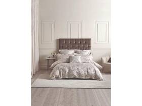01703h816 Grace By Linen House Verity Quilt Cover Set Gold - Queen Bed