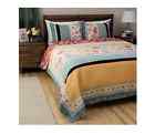 Greenland Cotton Quilt Set Home Fashions Geneva Patchwork 3 Piece Bed Sleep Comfort Beds 751503142239