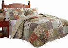 Greenland Home Blooming Prairie Twin Quilt Set Sale 0785934142599