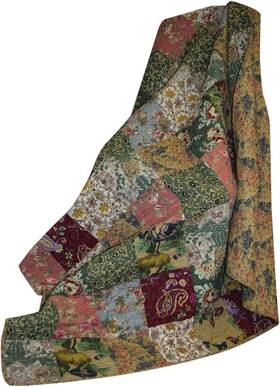 Greenland Home Fashions 445018764729 Antique Chic Quilted Patchwork Throw 50 Inch X 60 Multicolor