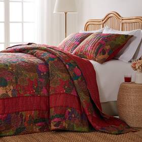 Greenland Home Fashions 636047439734 Jewel 100% Cotton Kantha-style