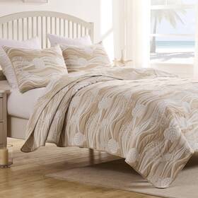 B0fjzz27z7 Greenland Home Fashions Coastal Paradise Reversible Matelass