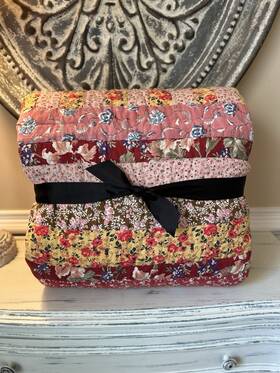 8115497 Greenrow Remnant Patchwork Haley Queen/king Quilt Nwot Open Box
