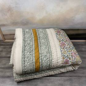 8350490 Greenrow Goldie Cotton Printed Quilt Twin Full Multicolor Spots Read Nwot